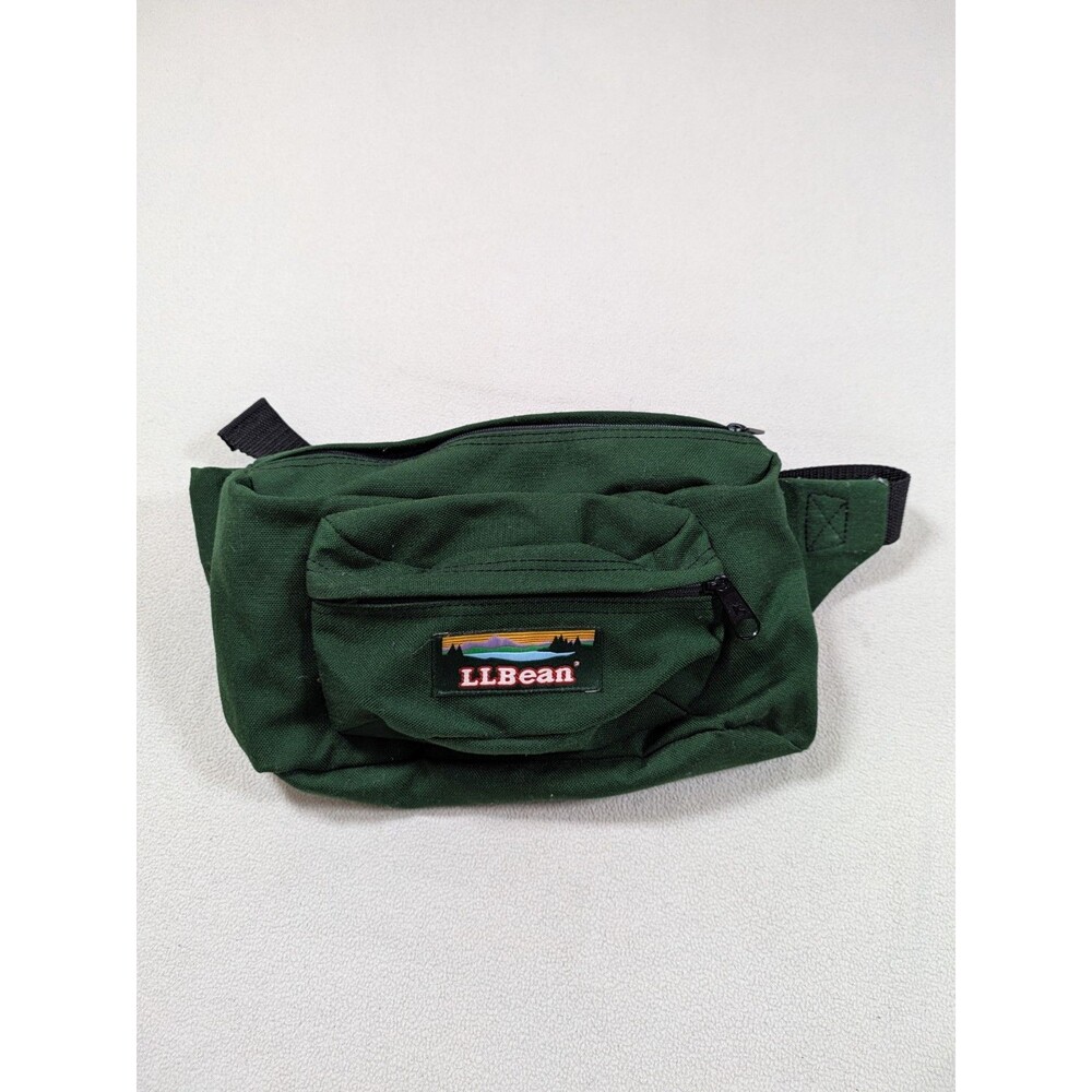 Vintage 90s L.L. Bean Hip Pack / Fanny Pack Green Katahdin Logo Outdoor Jansport